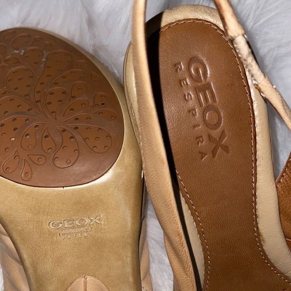 🎈GEOX RESPIRA leather sling back sandal size 36.5 - Picture 7 of 8